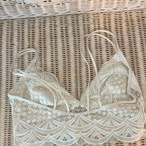 Auden Black Lace Bralette and Auden Cream Lace Bralette - Picture 11 of 12